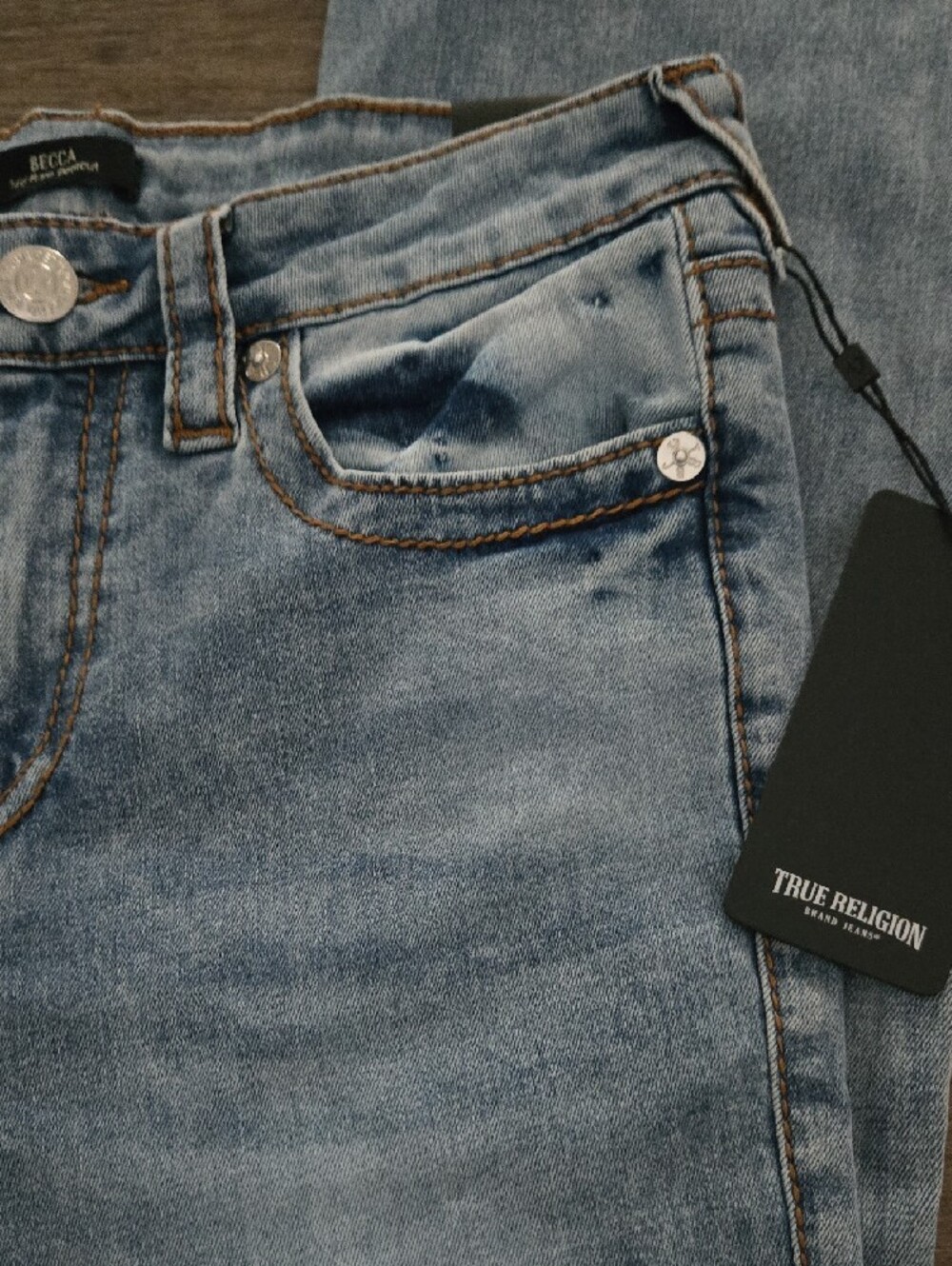 True Religion Light Blue Bootcut Jeans - Picture 4 of 11